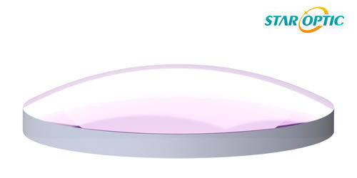 Αντιαντανάκλαση Επιχρισμός κυλινδρικός γυάλινος φακός Διαφανής διαφάνεια άνω του 90 τοις εκατό Ιδανικός για οπτικούς αισθητήρες και όργανα μέτρησης