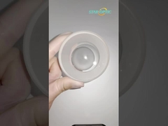 CaF2 Σφαιρικό γυάλινο φακό 12.7mm UV Fused Silica Lens αρνητικό εστιακό μήκος